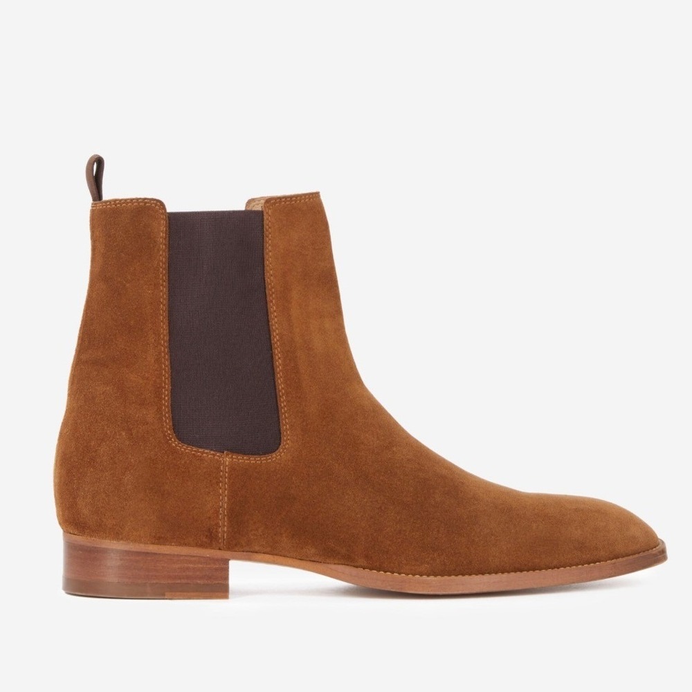The Kooples‎ Mens Brown Suede Chelsea Boots Size FR 41 US 7